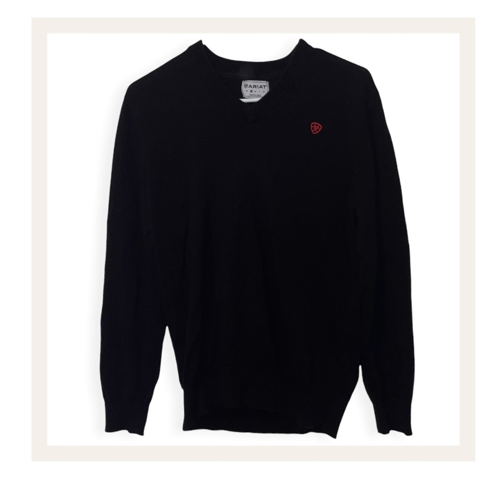 Ariat Sweatshirt (Black) (Men's Small)